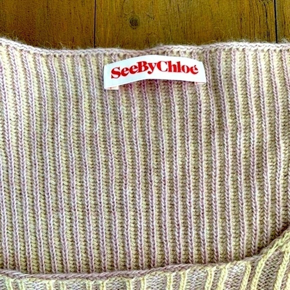 See by Chloe alpaca wool blend sweater NWOT - Picture 3 of 4